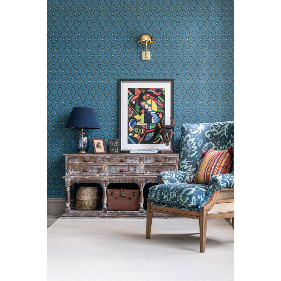 MINDTHEGAP / ORIENT EXPRESS / TUFTED PANEL Blue Moon WP30170