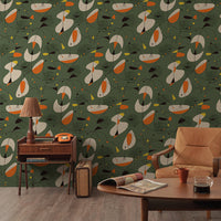 【2025A/W新作★送料無料】 WALLTZ】 Day Starter / jazz Green NWZ-JZGR (49cm×2.5mサイズ 人文