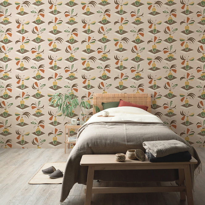 【WALLTZ】Day Starter / VASE Beige NWZ-VSBE (49cm×2.7mサイズ)