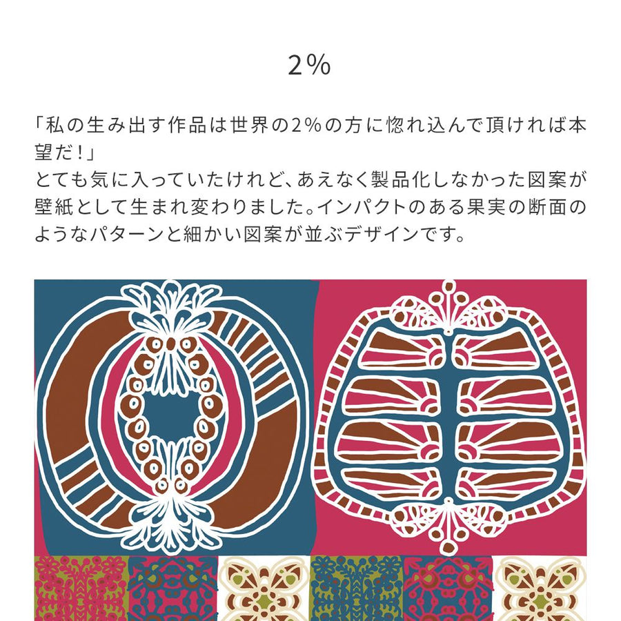 【WALLTZ】ハシジュンコ / 2% Mix NWZ-2PMX (49cm×3mサイズ)