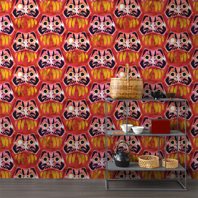 【WALLTZ】ハシジュンコ / Daruma kikko ko NWZ-DKKO (49cm×3mサイズ)