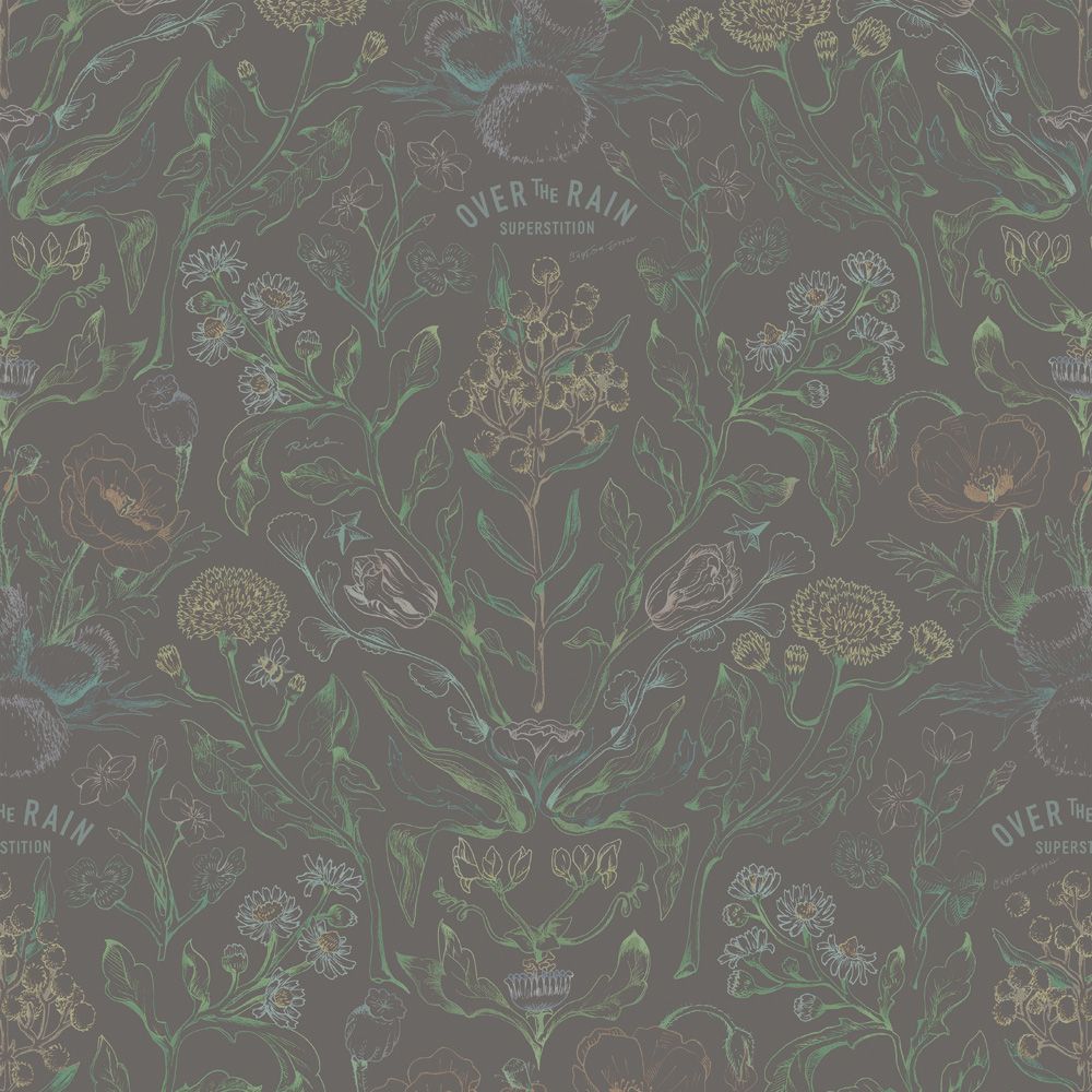 WALLTZ】ヒガシテッペイ / over botanical charcoal gray NWZ-OBCG
