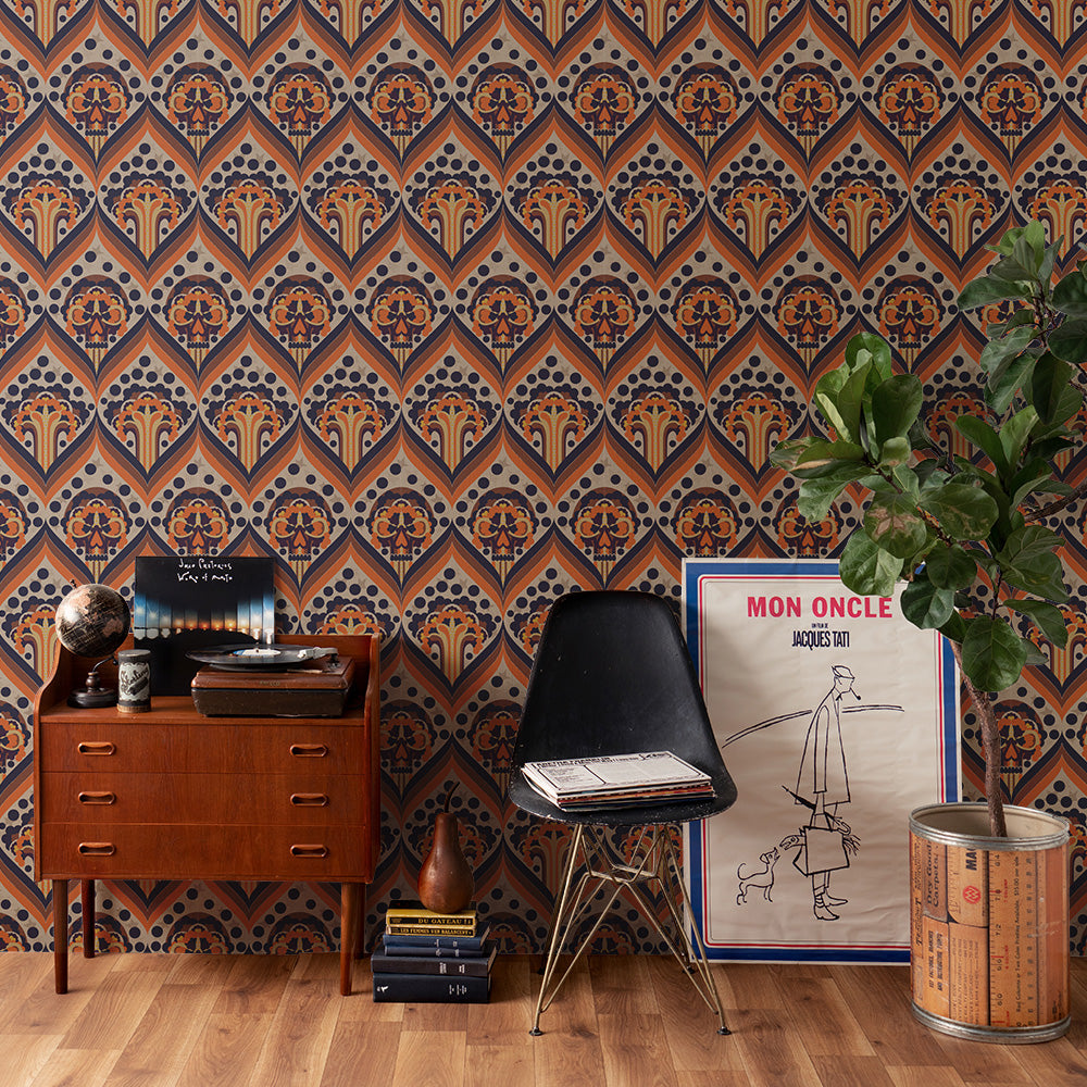 WALLTZ】ヒガシテッペイ / UUAA Orange NWZ-UAOR (49cm×3mサイズ