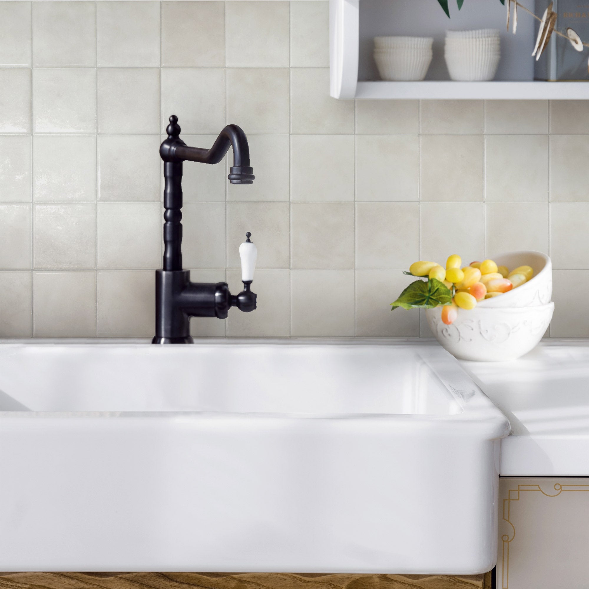 【GO-1674】タイル 壁タイル 浴室 トイレ キッチン セット Smart Tiles / Zellige Tiles / Zagora SM1243S-04-QG（SEMI-GLOSS