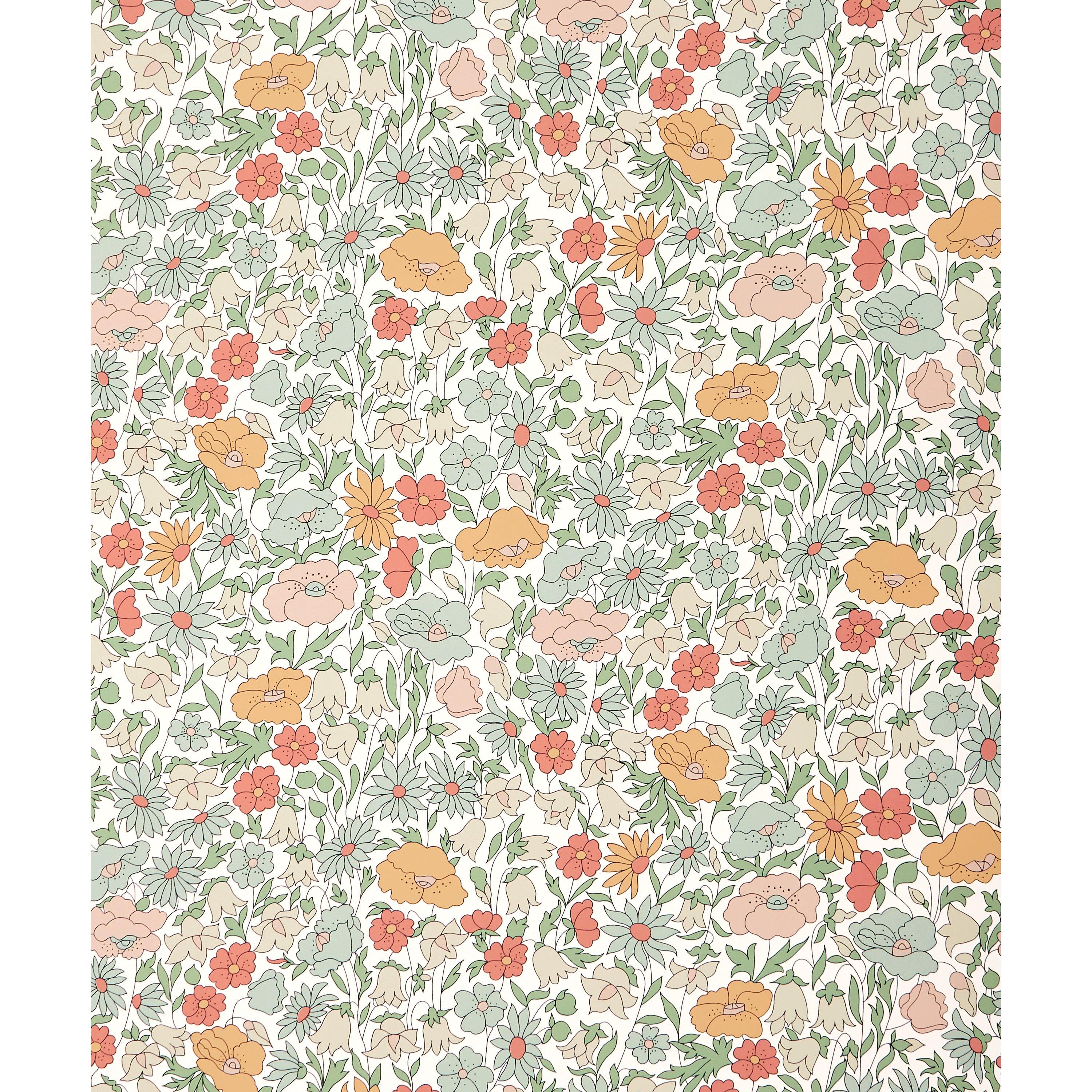LIBERTY / POPPY MEADOWFIELD / LICHEN 07221001F | 輸入壁紙