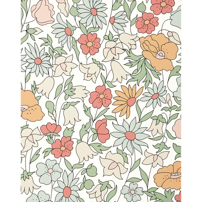 【1mサンプル】LIBERTY / POPPY MEADOWFIELD / LICHEN 07221001F