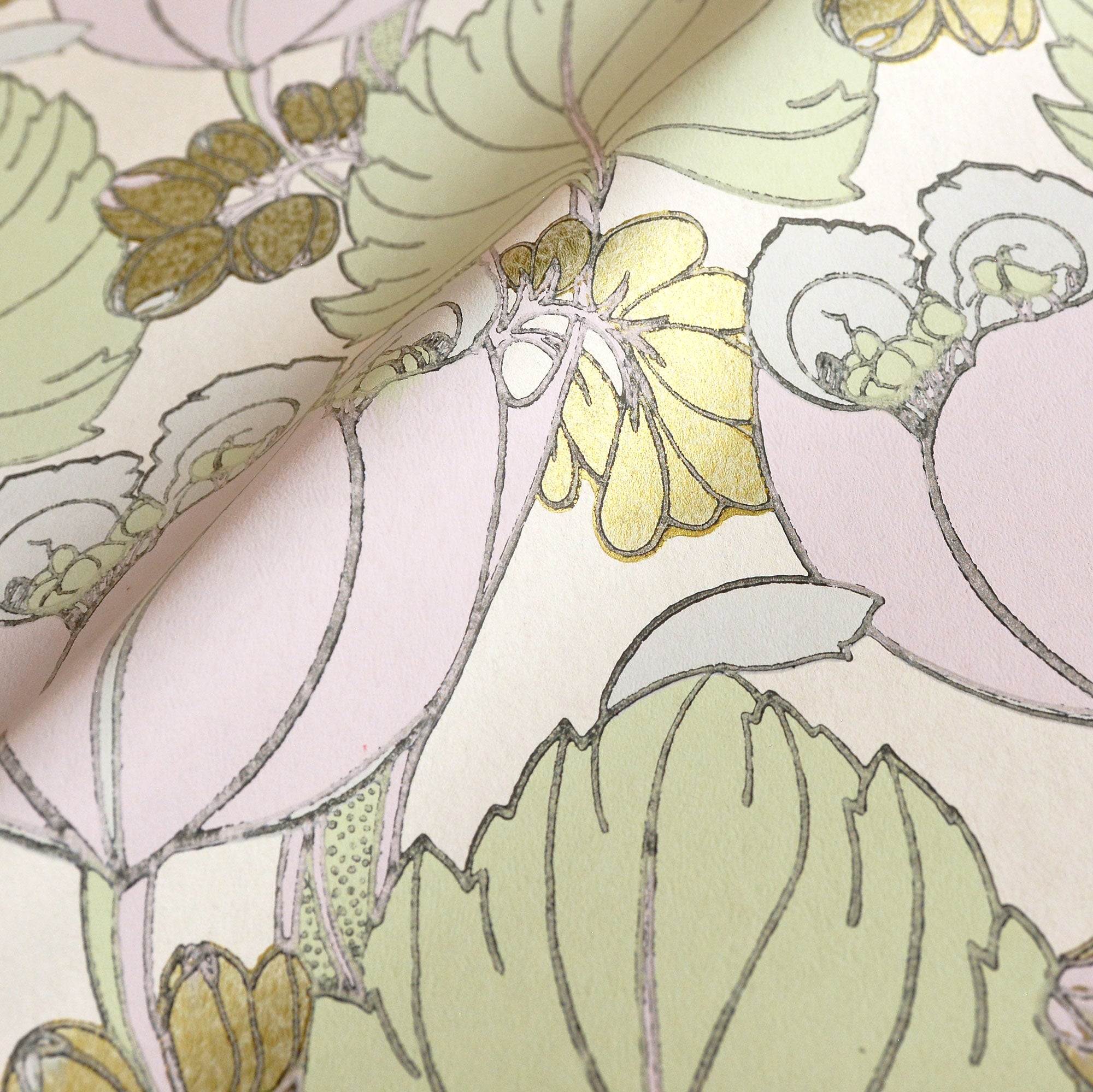 LIBERTY / REGENCY TULIP / LICHEN 07231002F | 輸入壁紙専門店 WALPA