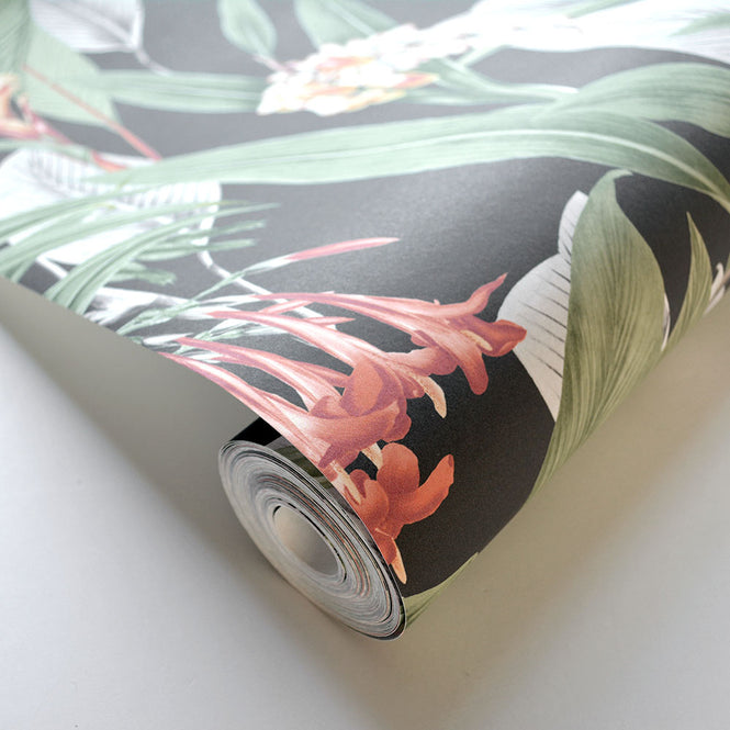 【切売m単位】Graham & Brown / Botanical Black 103798