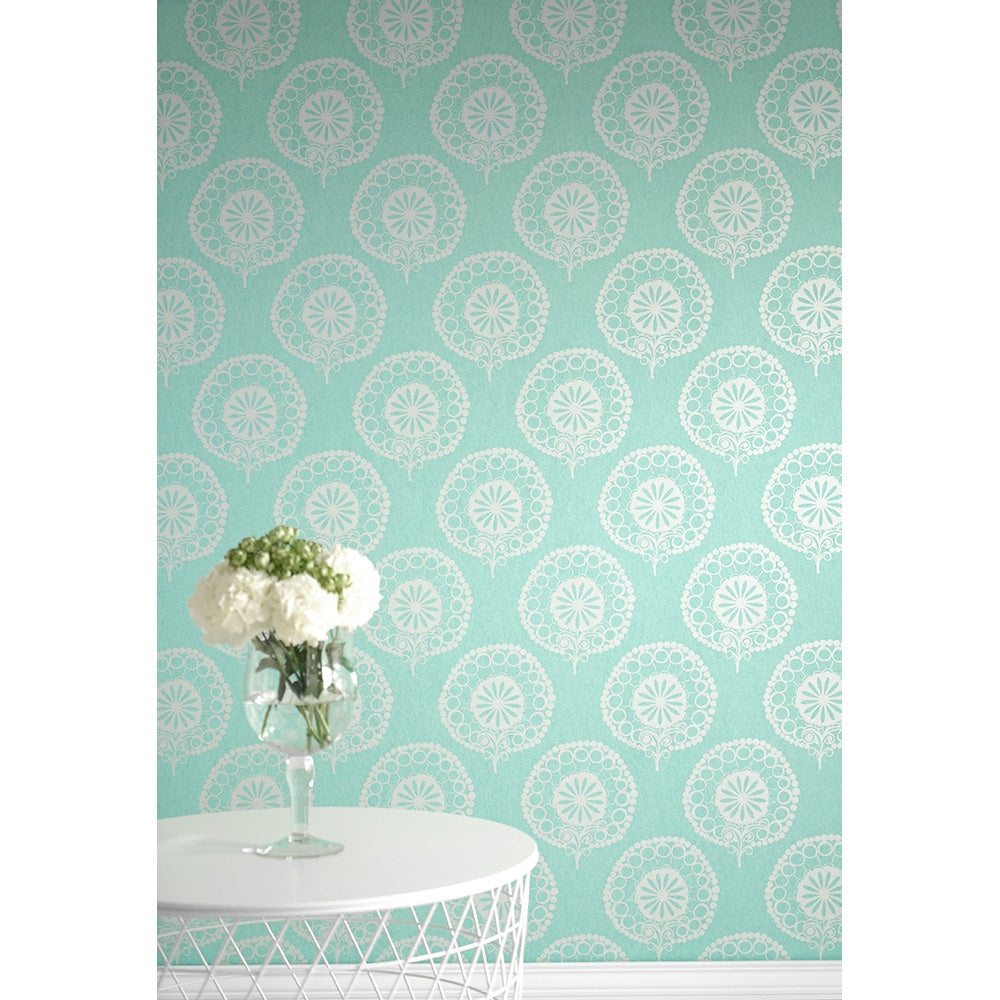 Texdecor CASAMANCE / 111207 T-blue Damask (UTOPIA4) | 輸入壁紙専門