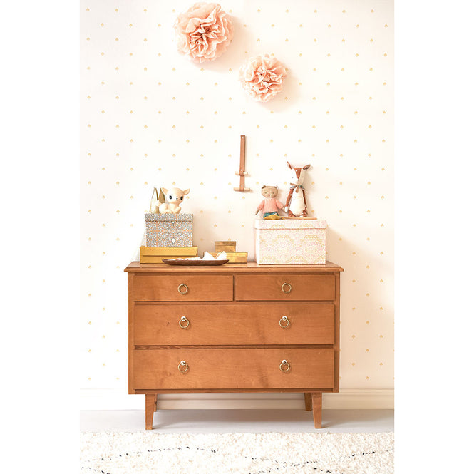 Majvillan / Holly gold/cream white / 126-01