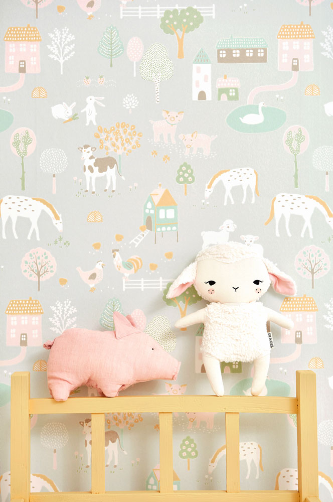 Majvillan / My Farm soft grey / 127-01
