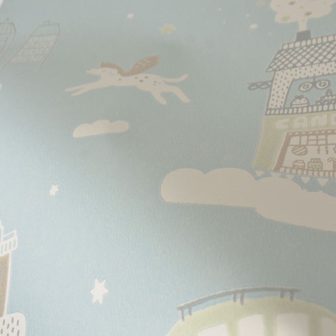 Majvillan / Above the clouds soft blue / 131-02