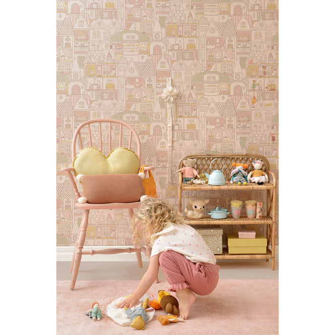 Majvillan / Dollhouse sunny pink / 147-03&801-01【ステッカーセット】