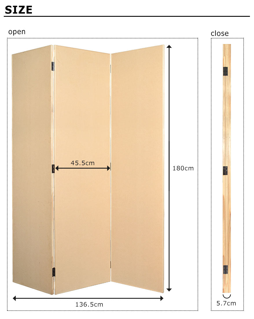 壁紙デコ専用木製パーテーション(180cm×3連)どこでも壁! | 輸入壁紙