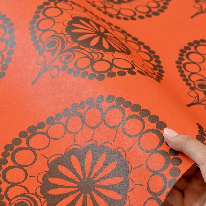 【切売m単位】Texdecor CASAMANCE / 200408 HER ORANGE (UTOPIA4)