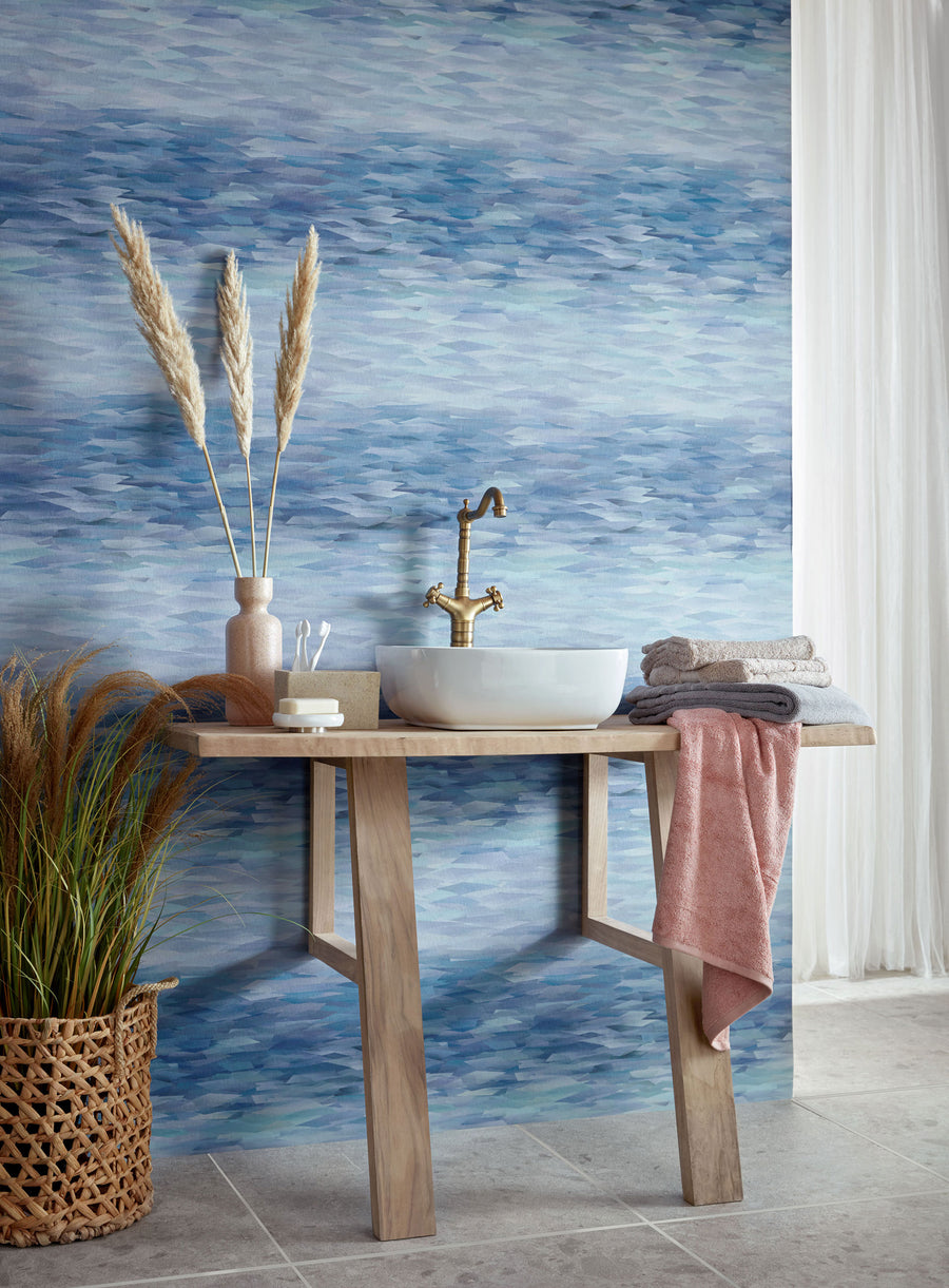 1838 Wallcoverings / WILLOW / Prism Blue Dusk 2008-151-02