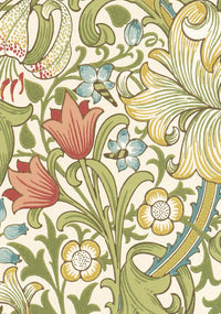 バランスフリル付 ウィリアム・モリス Golden Lily【幅1690】 MORRIS & Co.(ウィリアム・モリス) / ARCHIVE COLLECTION