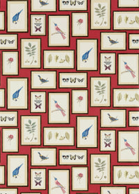 Sanderson / ONE SIXTY WALLPAPER COLLECTION / Picture Gallery Red