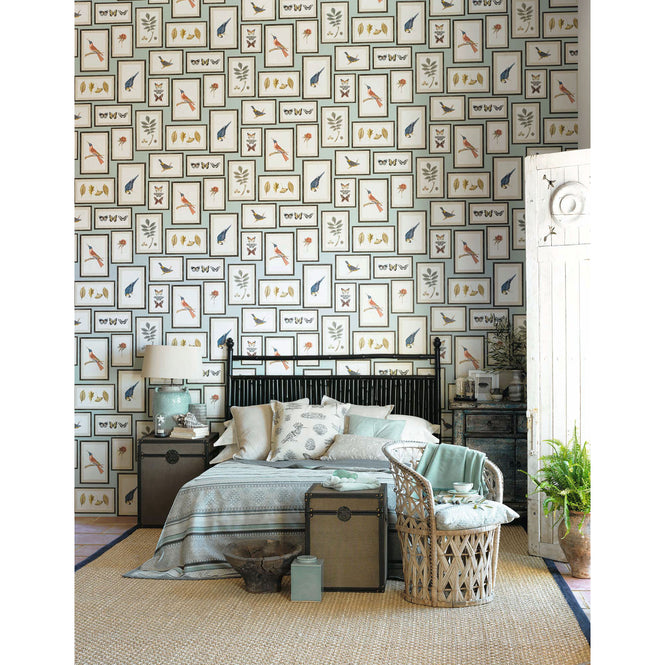 Sanderson / Voyage of Discovery Picture Gallery Aqua / Multi 213400