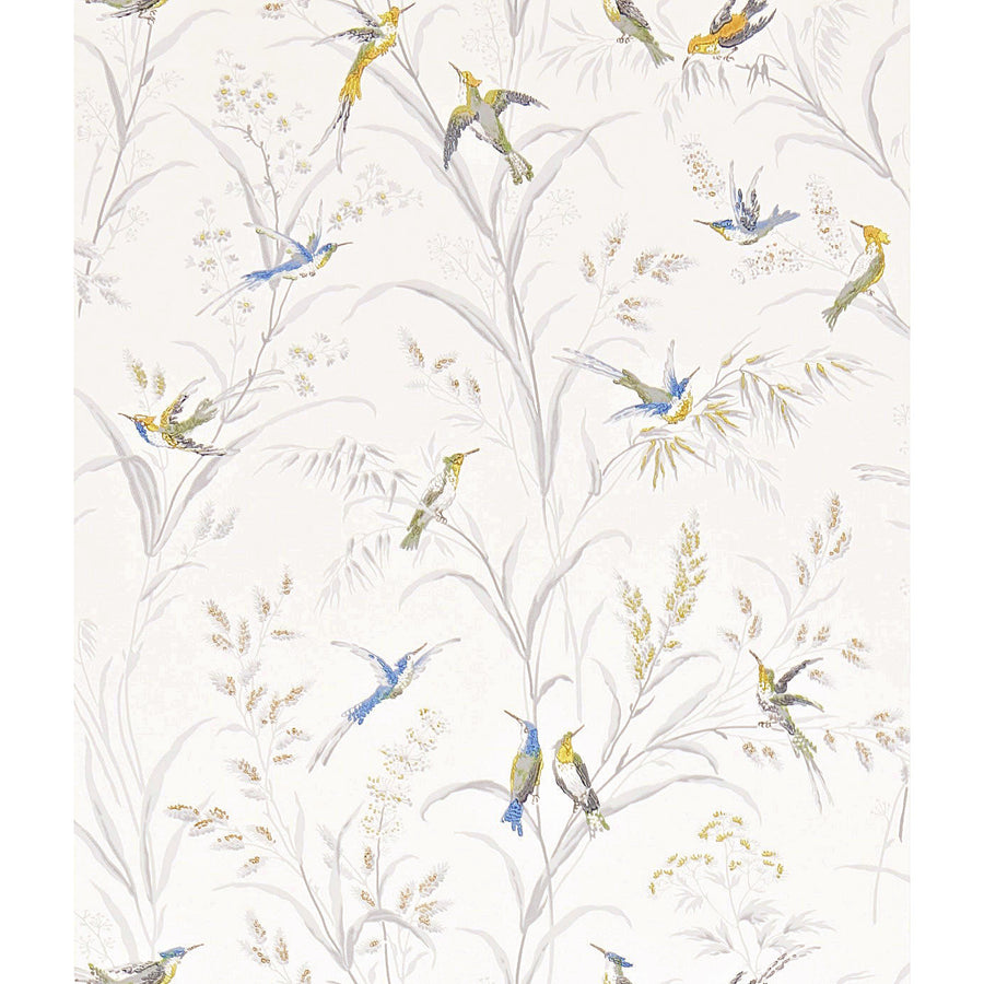 Sanderson / ONE SIXTY WALLPAPER COLLECTION / Tuileries Silver / Multi 214083