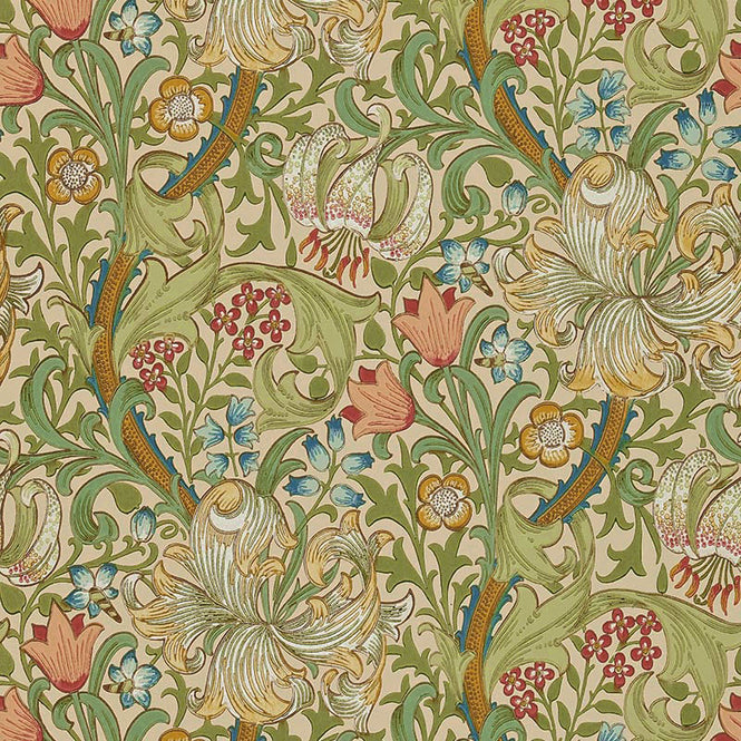 MORRIS & Co.(ウィリアム・モリス) / WALLPAPER COMPILATION I / Golden Lily 216858(WM8556-2)