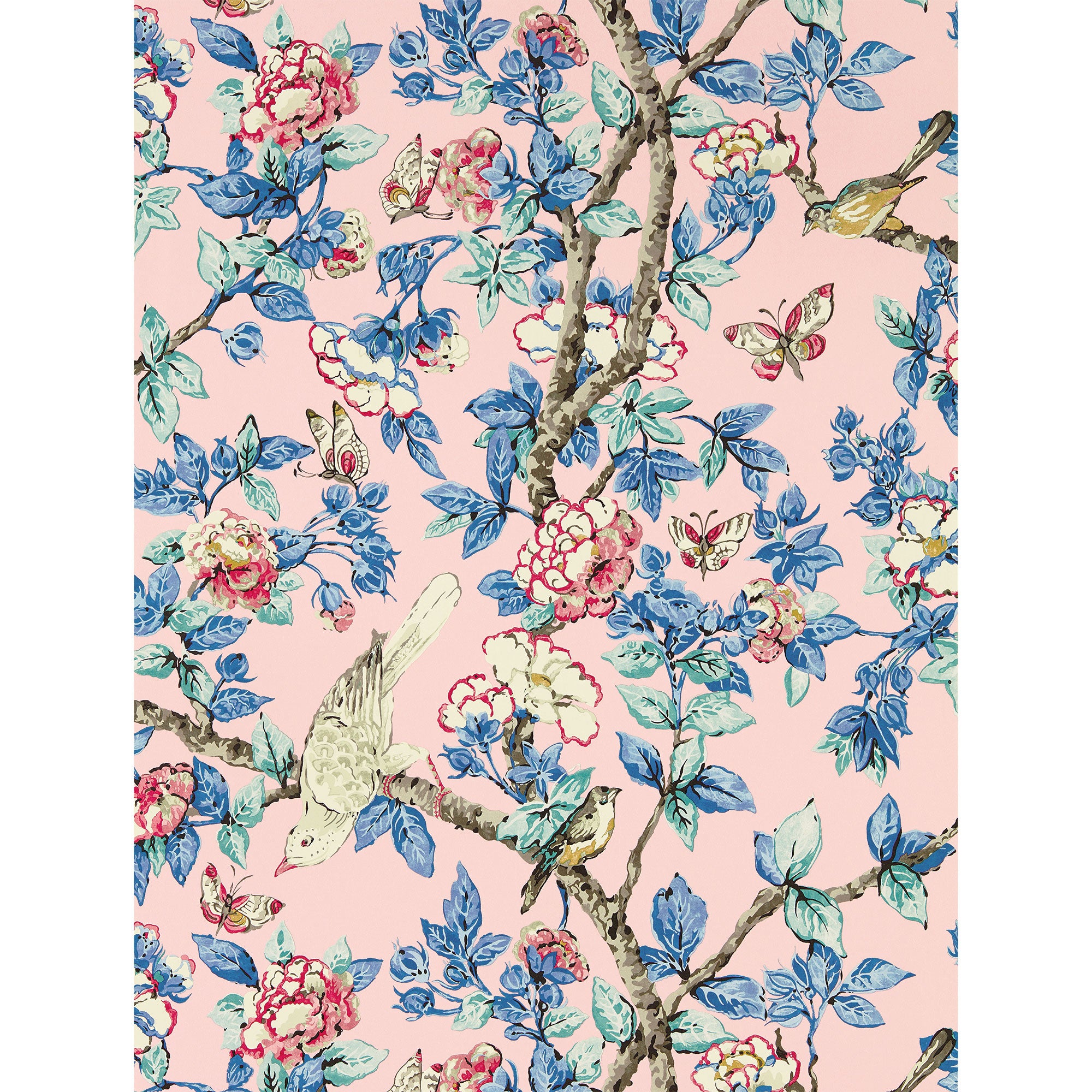 Sanderson / ONE SIXTY WALLPAPER COLLECTION / Caverley Rose