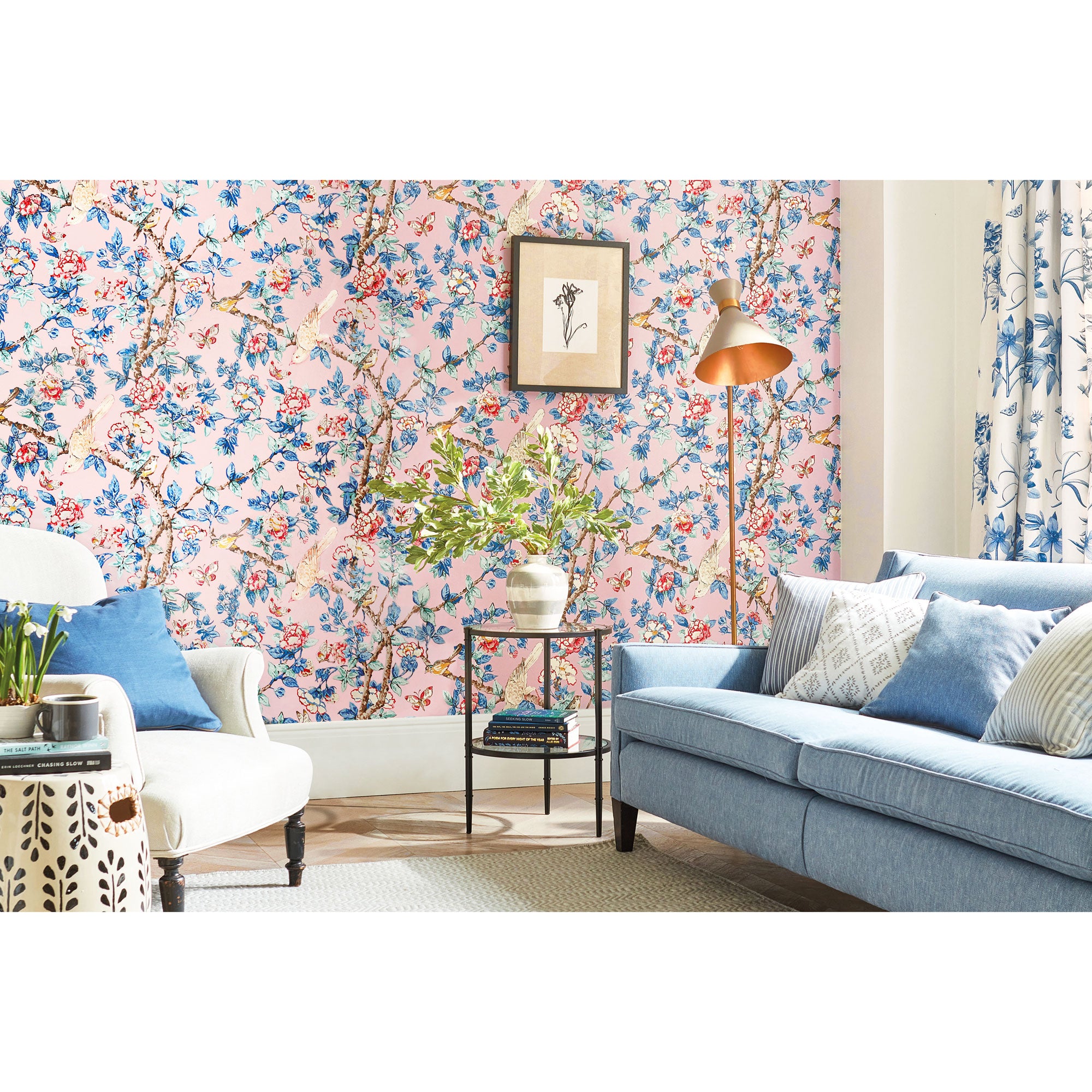 Sanderson / ONE SIXTY WALLPAPER COLLECTION / Caverley Rose