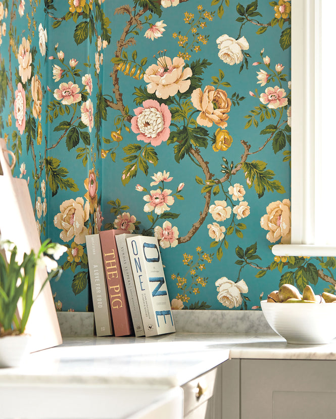 Sanderson / ONE SIXTY WALLPAPER COLLECTION / Hykenham High Sea / Ginger 217041