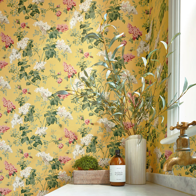 Sanderson / ONE SIXTY WALLPAPER COLLECTION / Sommerville Carmen / Daffodil 217051