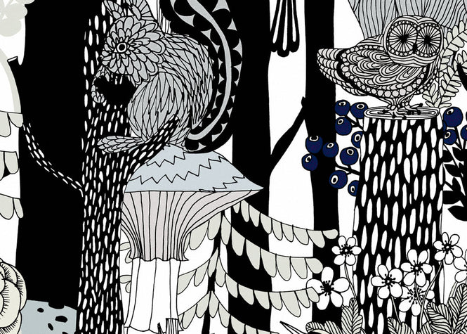 marimekko マリメッコ Wallcoverings 5 / Veljekset (ヴェルイェクセトゥ) 23341
