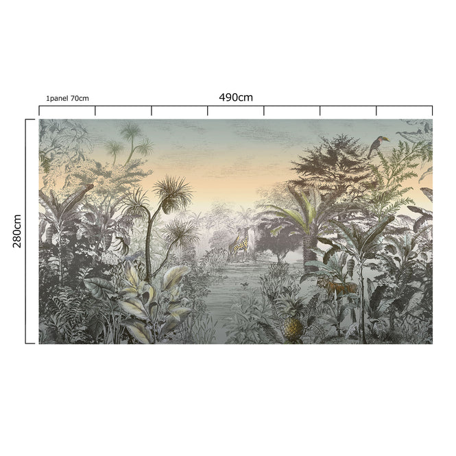Eijffinger / SKIN / INTO THE WILD SUNSET 300612【7パネル1セット】