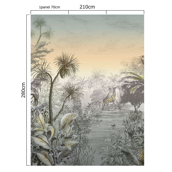 Eijffinger / SKIN / GIRAFFE SUNSET 300622【3パネル1セット】