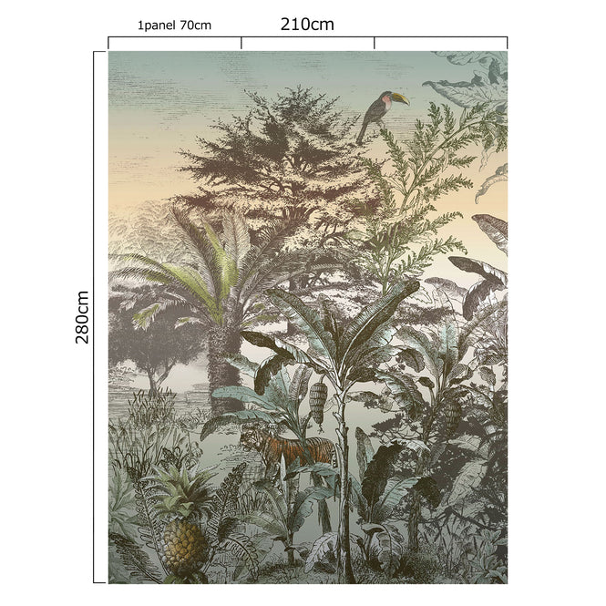 Eijffinger / SKIN / TIGER SUNSET 300632【3パネル1セット】