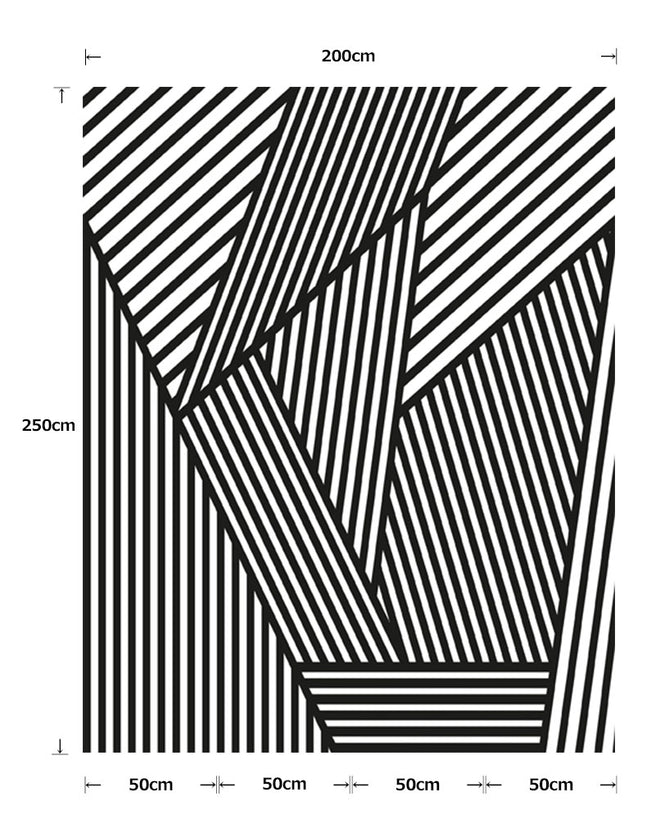 neoDKO / OBJET DE CURIOSITE オブジェデキュリオシティ Modern Stripes 3330b