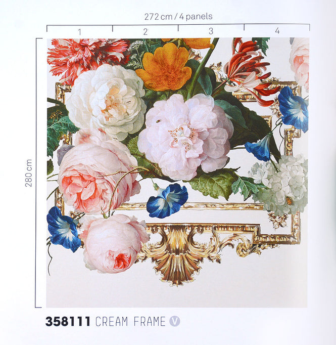 Eijffinger / MASTERPIECE / DUTCH MASTERS(CREAM FRAME) / 358111【4パネル1セット】