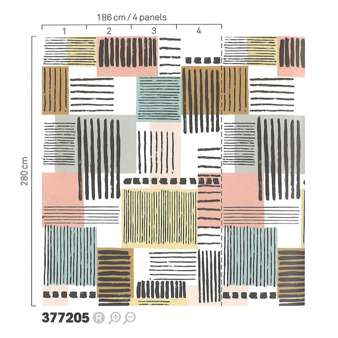 Eijffinger / STRIPES+ / 377205 【4パネル1セット】