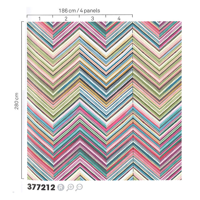 Eijffinger / STRIPES+ / 377212 【4パネル1セット】