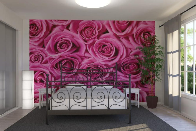 PHOTOWALL / Roses - Pink (e19095)