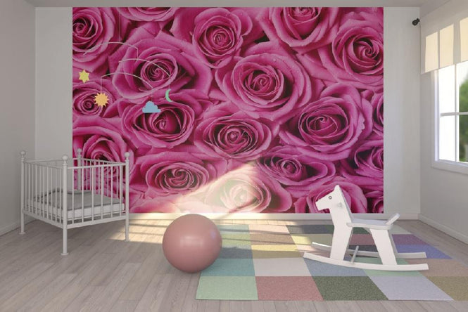 PHOTOWALL / Roses - Pink (e19095)
