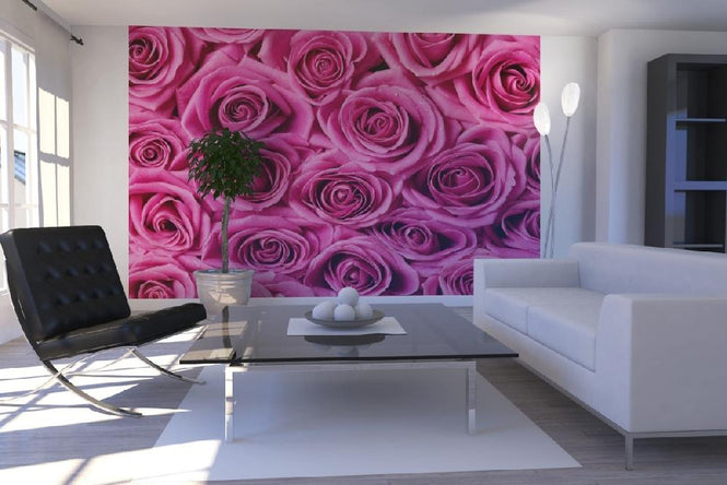PHOTOWALL / Roses - Pink (e19095)