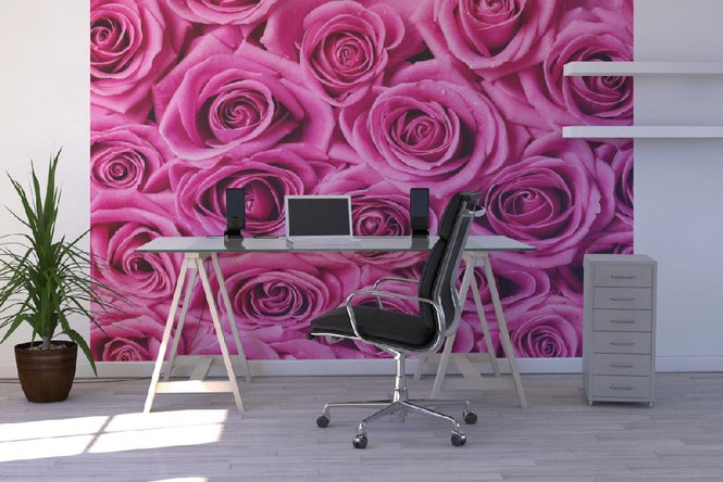 PHOTOWALL / Roses - Pink (e19095)