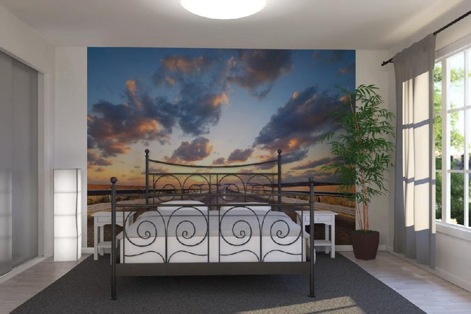 PHOTOWALL / Road under Dramatic Sky (e19099)