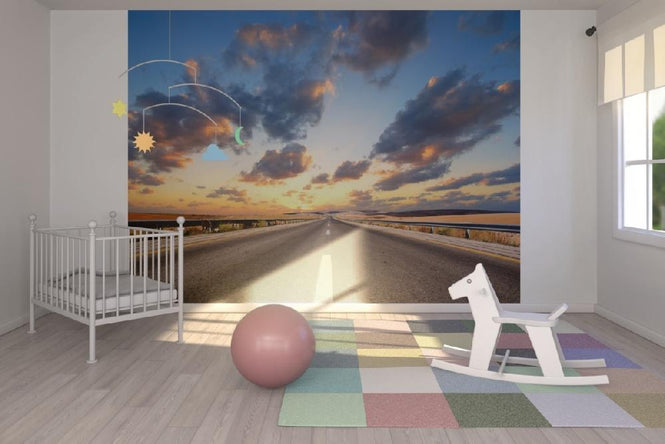 PHOTOWALL / Road under Dramatic Sky (e19099)