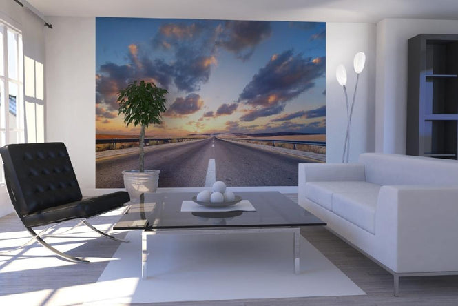 PHOTOWALL / Road under Dramatic Sky (e19099)