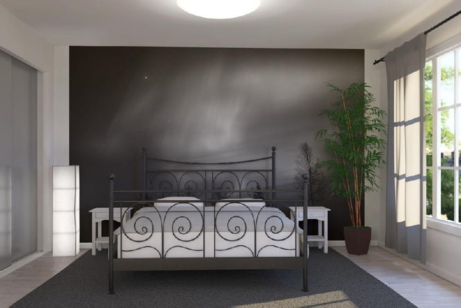 PHOTOWALL / Nordic Lights - b/w (e1961)