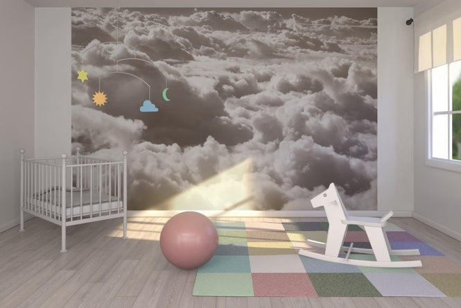 PHOTOWALL / Over Clouds - Sepia (e6276)