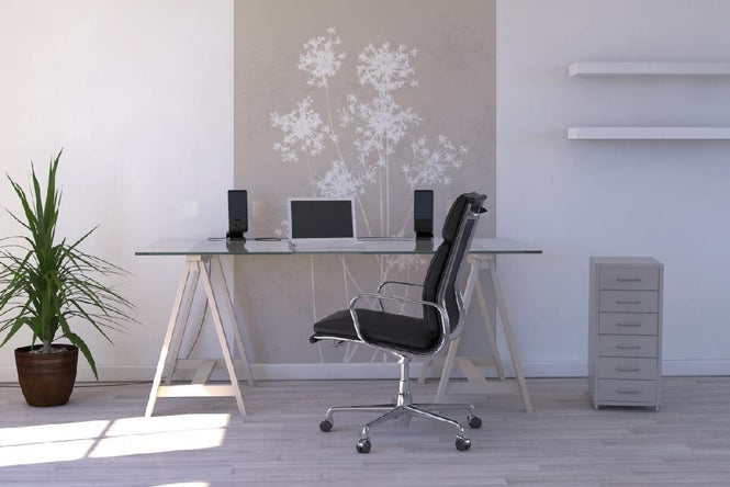 PHOTOWALL / Dandelions - Beige (e6294)