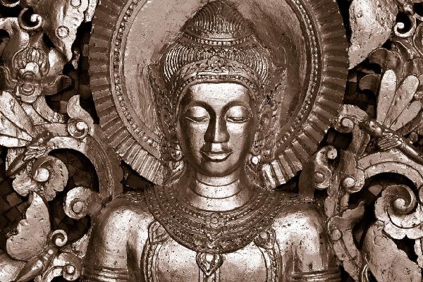 PHOTOWALL / Buddha - Luang Prabang - Sepia (e9045)