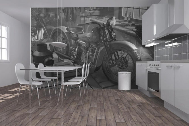 PHOTOWALL / Old Barn - b/w (e12004)