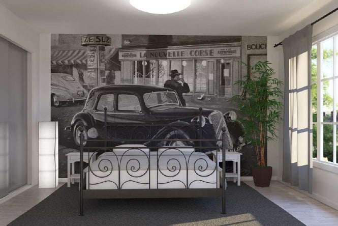 PHOTOWALL / B15 in Paris - b/w (e12049)